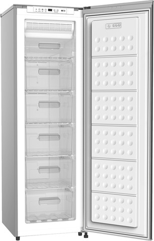 מקפיא 6 מגירות 188 ליטר NO FROST KS-188FW MLFF-365S כסוף PEERLESS