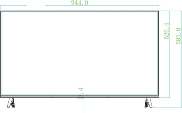 טלוויזיה חכמה 42"  PREMIER GOOGLE TV LED 42P400