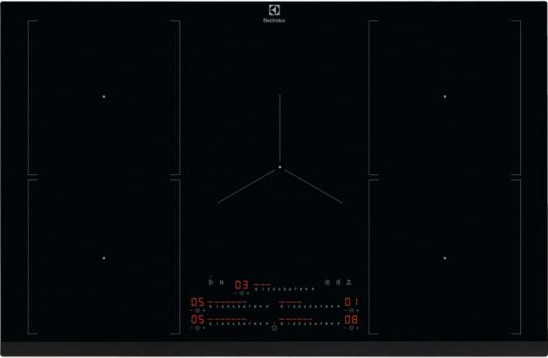 כיריים 80 ס"מ אינדוקציה 2BRIDGE שחור Electrolux EIV84550