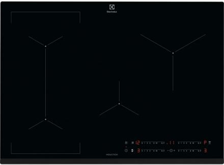 כיריים 70 ס"מ אינדוקציה שחור Electrolux EIV734