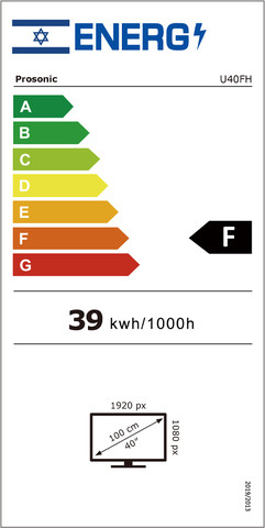 טלוויזיה "40 PROSONIC LED FHD U40FH