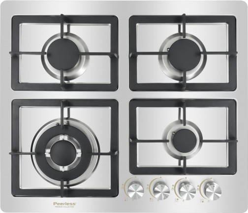 כיריים גז 4 להבות נירוסטה PEERLESS PRI-404 IX