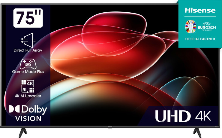 טלוויזיה "75 Hisense VIDDA 6 75A6K 4K LED SMART