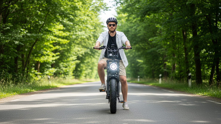 אופניים חשמליים  48V/15A סמארט שחור V8 smart bike