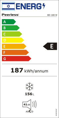 מקפיא 6 תאים DE-FROST פירלס לבן BD-180 W