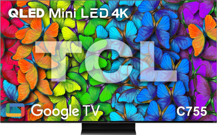 QLED Mini LED 4K , Google TV 85C755  טיסיאל מסך 85'