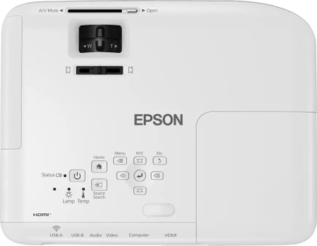 מקרן HD READY עוצמת הארה 3700 לומנס אפסון EB-W06 EPSON