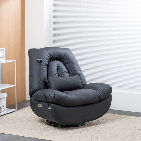כורסת מסאג  AIR LEATHER ARIAN שחור אריאן