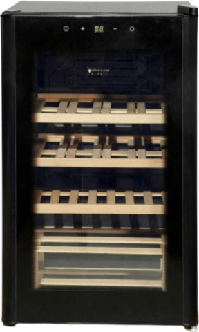 מקרר יין פוגיקום 22 בקבוק עם מדחס ומדפי עץ FJ-WC24B-E