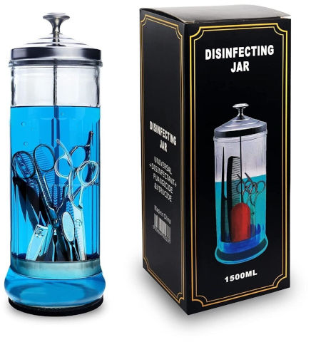 מיכל חיטוי לכלי עבודה מכיל 1500 ML