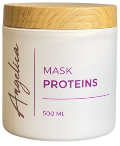מסכה לשיער יבש מכילה חלבונים PROTEINS אנג’ליקה
