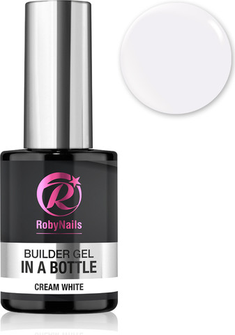 ג’ל לבנייה BUILDER GEL בבקבוק רוביניילס צבע לבן קרם וואיט