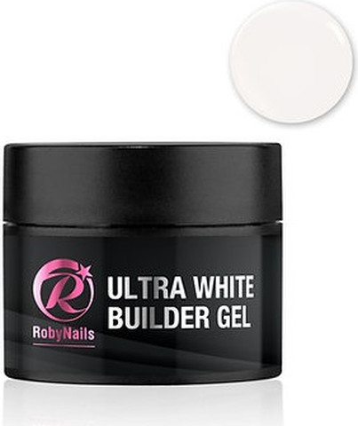 ג’ל לבנייה BUILDER GEL לאלרגיות צבע Ultra White לבן רוביניילס