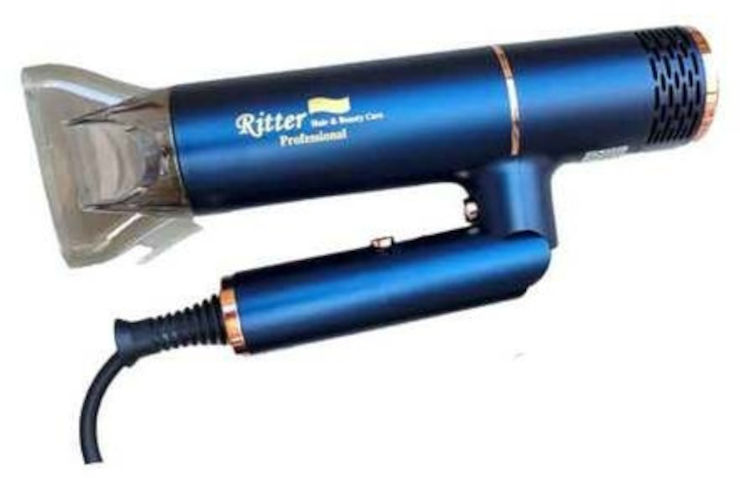 פן מייבש שיער מיני מתקפל Ritter צבע כחול 3900 MI ריטר