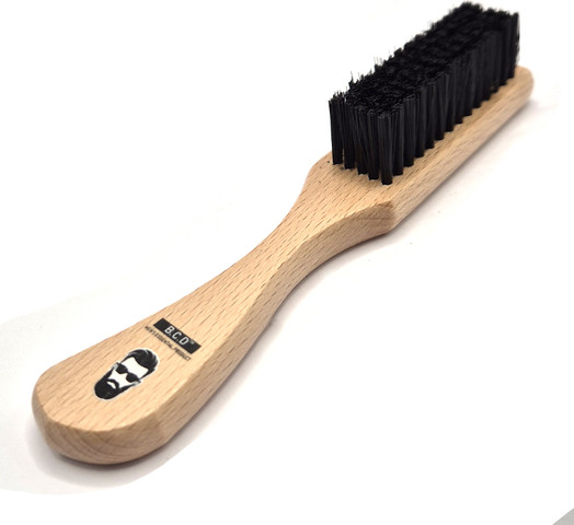 מברשת שיער מיני מעץ מלא לסירוק שיער קצר BARBER CBD