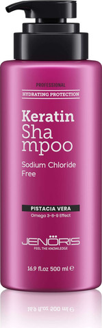 שמפו קרטין ללא מלחים ג'נוריס JENORIS SHAMPOO KERATIN 500ML