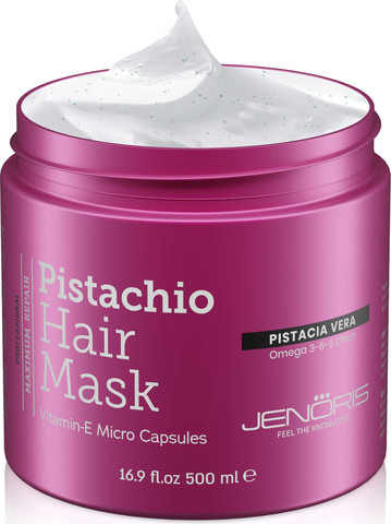 מסכת פיסטוק ויטמין E לשיער ג'נוריס JENORIS PISTACHIO HAIR MASK