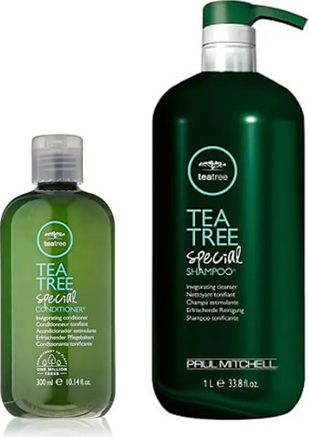 מארז שמפו 1L ומרכך טי טרי 300ML פול מיטשל TEA TREE PAUL MITCHELL