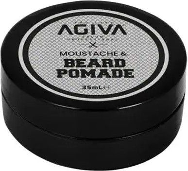 באלם לזקן מעניק ברק ומראה מסודר Agiva Mustache & Beard Pomade אגיבה