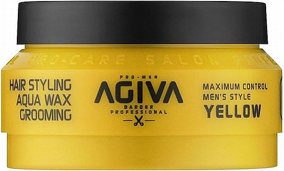 ווקס גרומינג לשיער Agiva 04 YELLOW Aqua Wax Grooming 90mL אגיבה