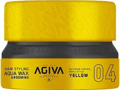 ווקס גרומינג לשיער Agiva 04 YELLOW Aqua Wax Grooming 155mL אגיבה