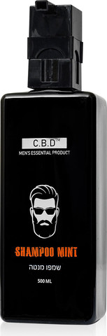 שמפו מנטה ממריץ לחיזוק השיער וניקוי הקרקפת CBD