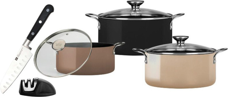 מארז כלי בישול 8 חלקים BIOCOOK