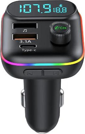 משדר fm מקצועי +בלוטוס +כניסות usb לטעינת ניידים+כניסה לכרטיס זכרון+דיבורית איכותית