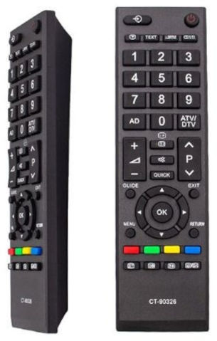 שלט רחוק לטלויזית lcd/led toshiba 90326