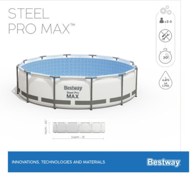 בריכה ביתית עגולה Bestway 76*366 דגם 56416