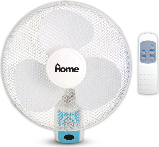 HOME מאוורר תליה לקיר 16 + שלט דגם EFR-1622