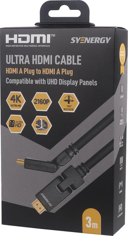 כבל HDMI 180 מעלות 3 מטר