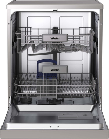 מדיח כלים עומד 60 כסוף 13 מערכות כלים דגם WES-13DWS-S של WESTIN
