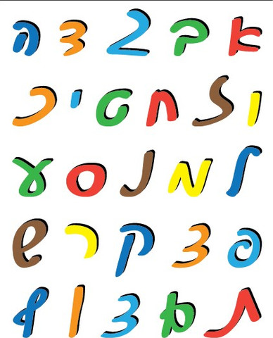 מדבקת אותיות אב דפוס דגם 1023