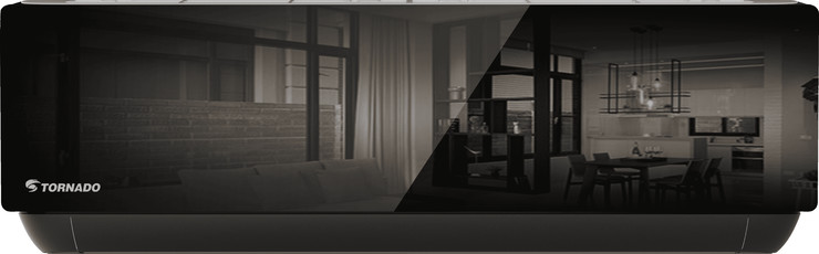 מזגן עילי טורנדו 2 כ"ס דגם Smart 22 X SQ Black - כולל התקנה