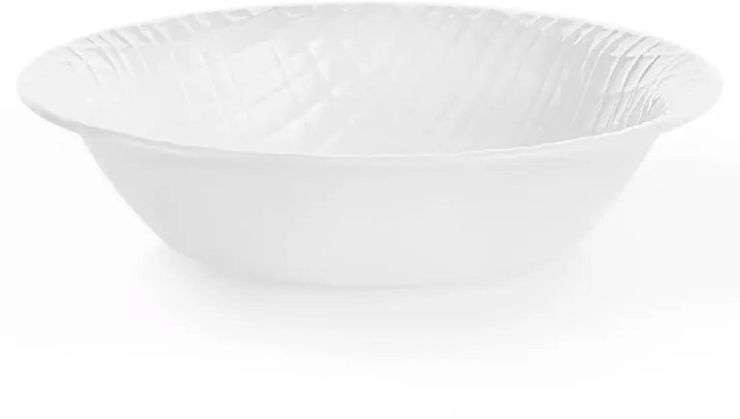 סט צלחות קורל 36 חלקים ל12 סועדים של קורנינג  דגם Linen Weave תוצרת ארה"ב