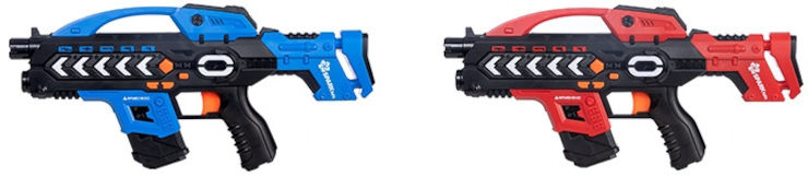 Laser Z – זוג רובי לייזר דובר עברית