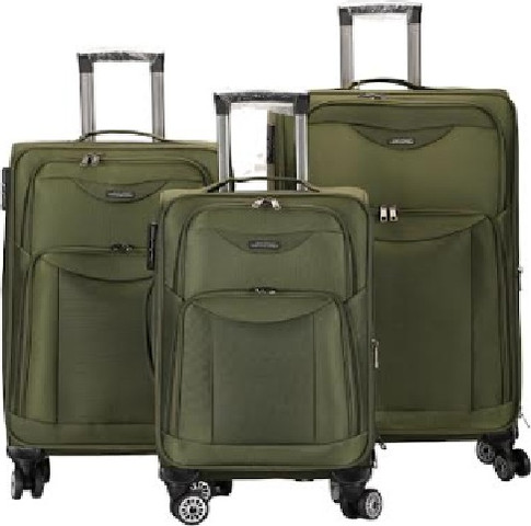 סט 3 מזוודות בד דגם LUGGAGE CASES 1633