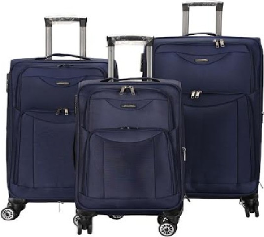 סט 3 מזוודות בד דגם LUGGAGE CASES 1633