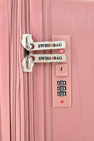 סט 3 מזוודות נגד שבירות SWISSBAG DQ