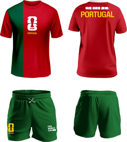 חליפת כדורגל מונדיאל פורטוגל FIFA WORLD CUP 2026