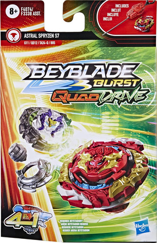 Burst בייבלייד עם משגר Beyblade QuadDrive Astral Spryzen S7