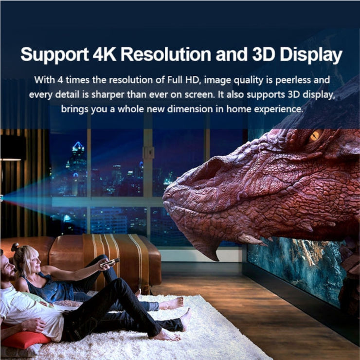 3M HDMI MALE TO MALE, HDMI 4K60HZ כבל