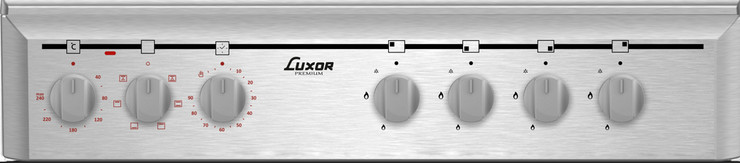 תנור אפיה משולב מבער ווק טורבו  LX 6060 מבית LUXOR