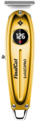 מכונת תספורת מקצועית נטענת BarberPRO ברבר פרו FinalCut Z-9500 זהב