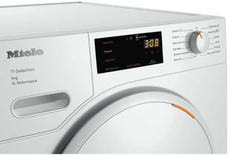 מייבש כביסה 9 ק"ג Miele מילה TSC 364 WP