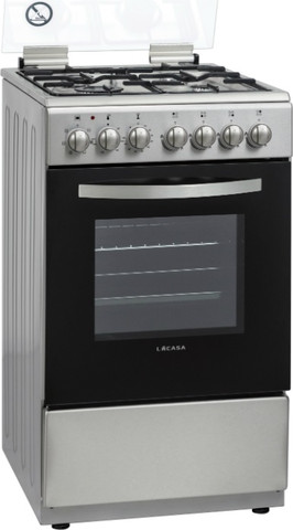 תנור משולב כיריים גז - 50 ליטר LaCasa לה קאסה LCV50IX