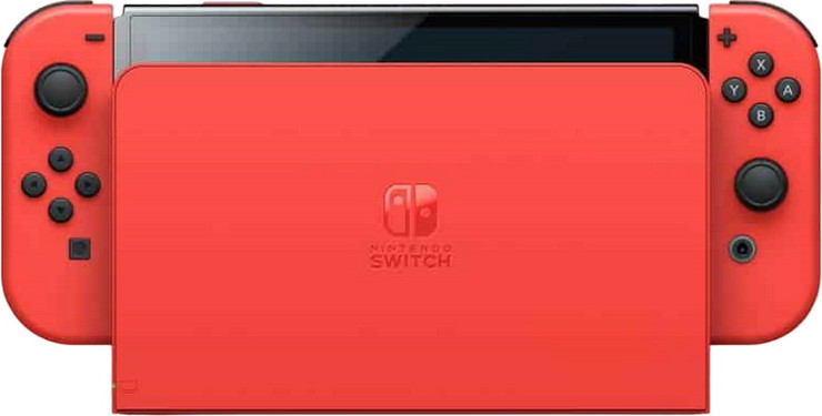 מארז פרימיום יוקרתי - קונסולת משחק ניידת 7" OLED + תיק מריו מעוצב + אוזניות אלחוטיות נינטנדו Nintendo OLED Mario Red Edition 64GB מארז פרימיום