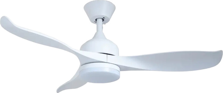 מאוורר תקרה 40W כולל גוף תאורה ושלט - 42' Storma סטורמה Ross M לבן