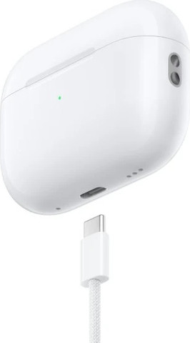 אוזניות אלחוטיות איירפודס תומכות בטעינה בApple MagSafe אפל AirPods Pro 2nd generation with MagSafe Case USBC